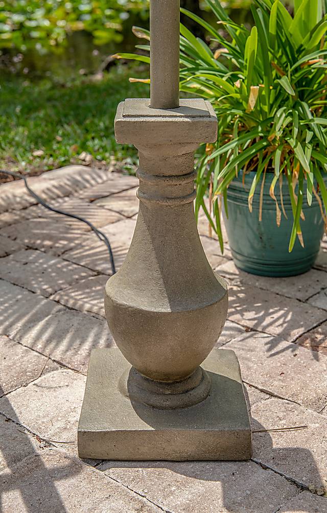 Manteo Gray Outdoor Floor Lamp - Thumbnail - Image 9