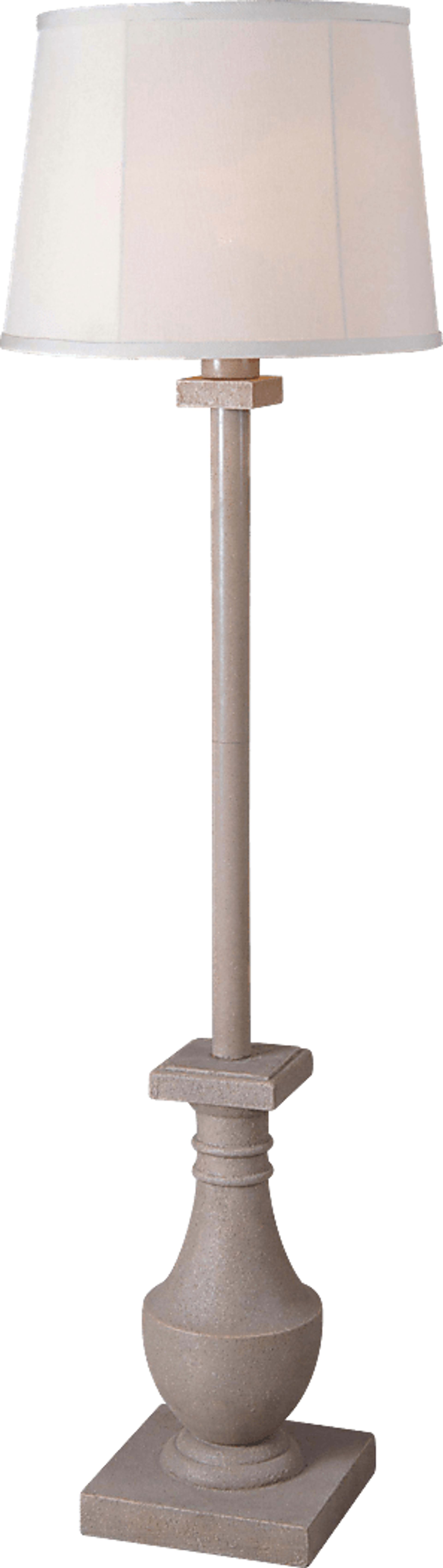 Manteo Gray Outdoor Floor Lamp - Image 1