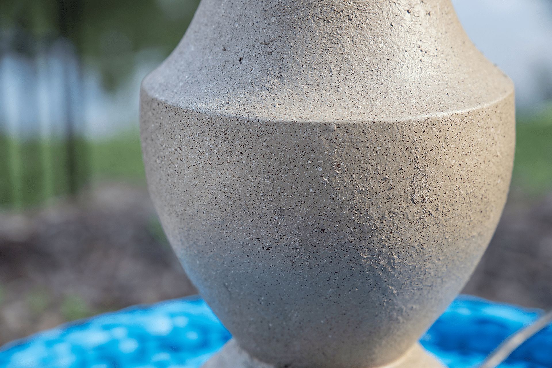 Manteo Gray Outdoor Table Lamp - Image 10
