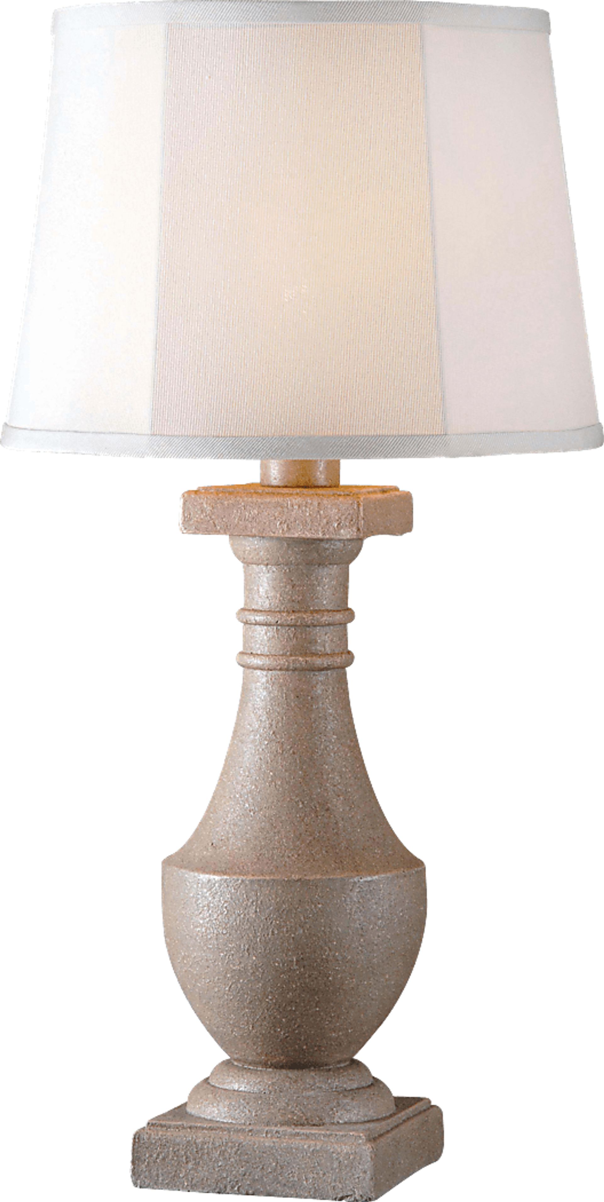 Manteo Gray Outdoor Table Lamp - Image 1