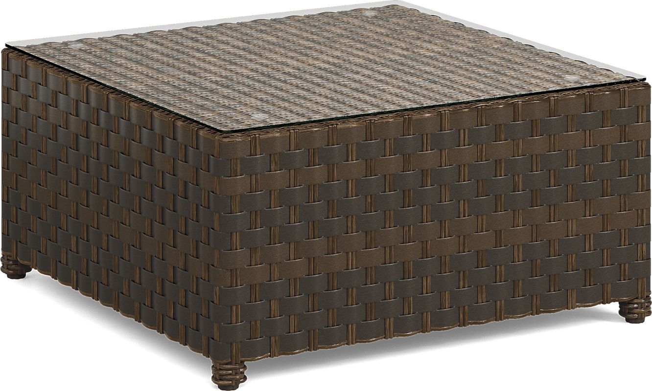 Mantra Brown Outdoor Cocktail Table