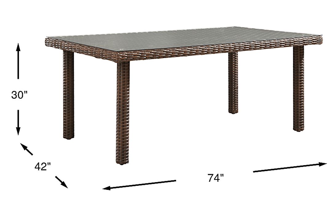 Mantra Brown Outdoor Dining Table