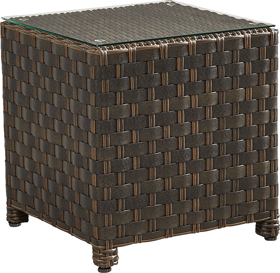 Mantra Brown Outdoor End Table