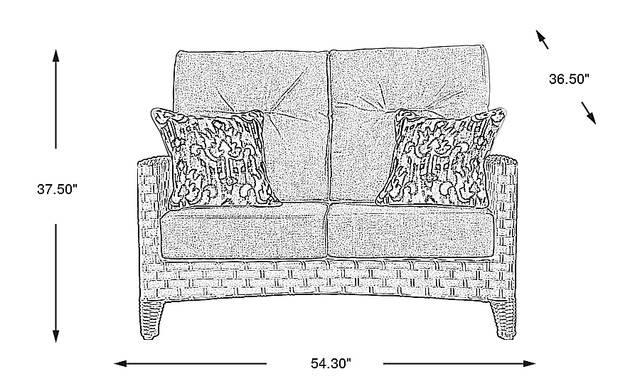 Dimension Image. Please refer to the Dimension Tab on this page for dimension details.
