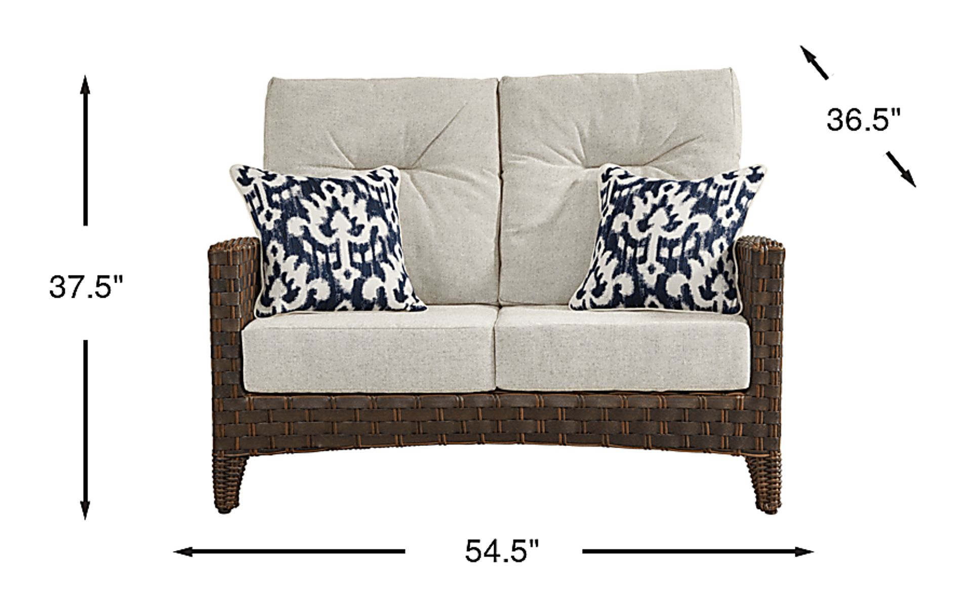 Dimension Image. Please refer to the Dimension Tab on this page for dimension details.