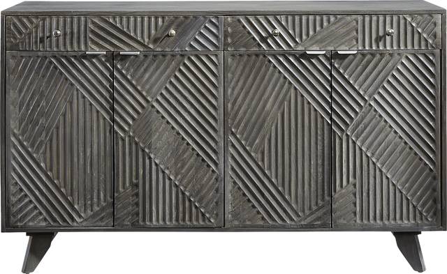 Mantwes Gray Accent Cabinet - Thumbnail - Image 3