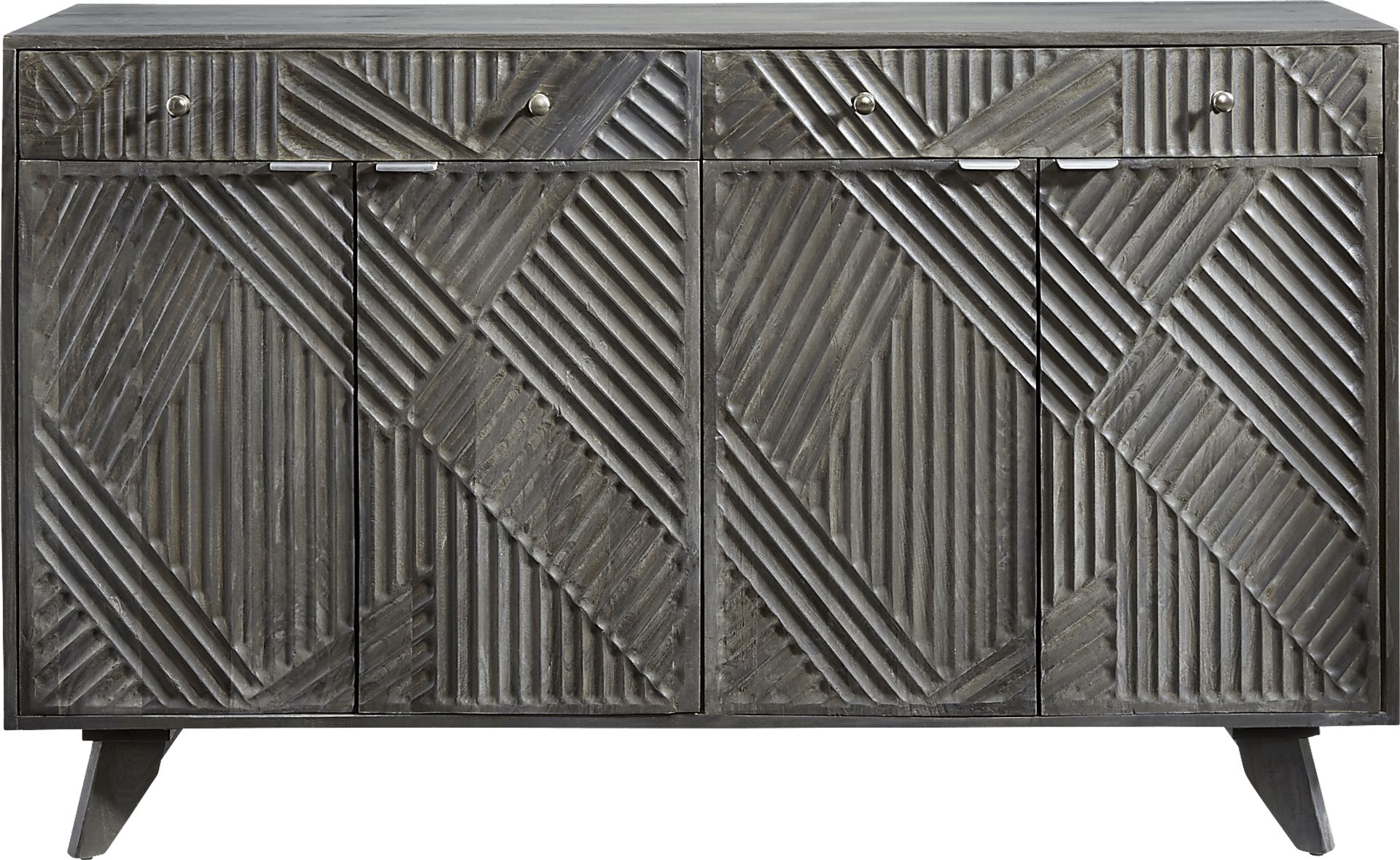 Mantwes Gray Accent Cabinet - Image 3