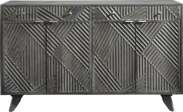 Mantwes Gray Accent Cabinet - Thumbnail - Image 3