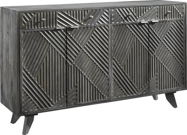 Mantwes Gray Accent Cabinet - Thumbnail - Image 1