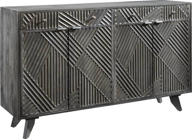 Mantwes Gray Accent Cabinet - Thumbnail - Image 1