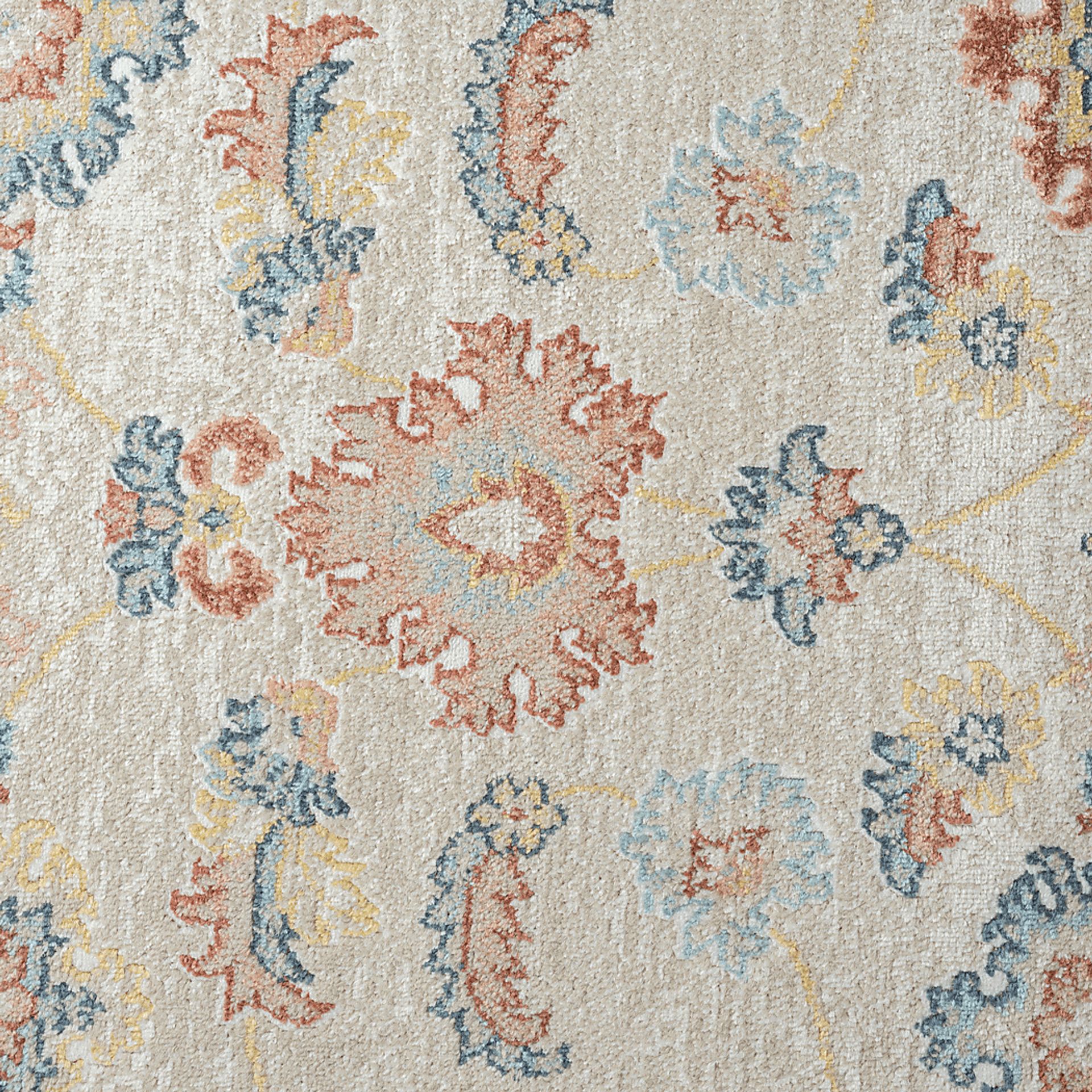 Manu Blue/Ivory 3'11 x 6' Rug - Image 8