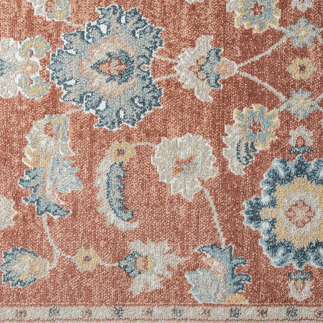 Manu Rust/Ivory 5'3 x 7'6 Rug - Thumbnail - Image 8