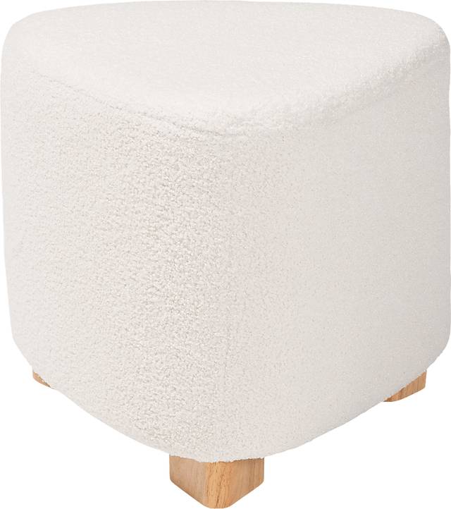 Manucy Ivory Ottoman - Thumbnail - Image 3
