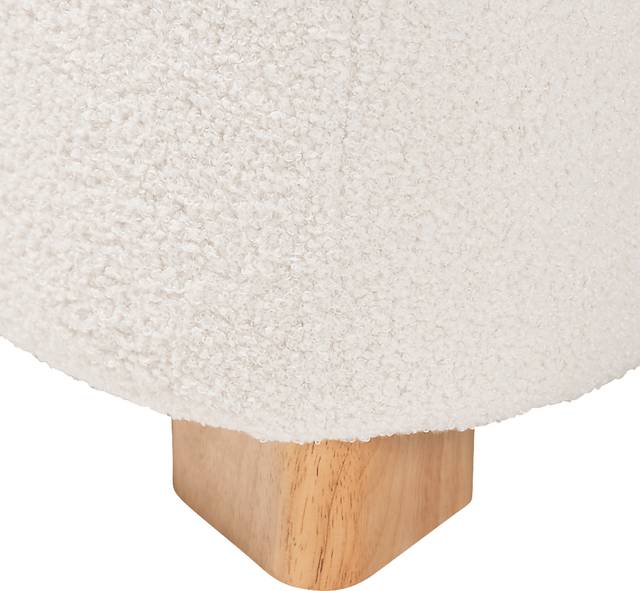 Manucy Ivory Ottoman - Thumbnail - Image 5