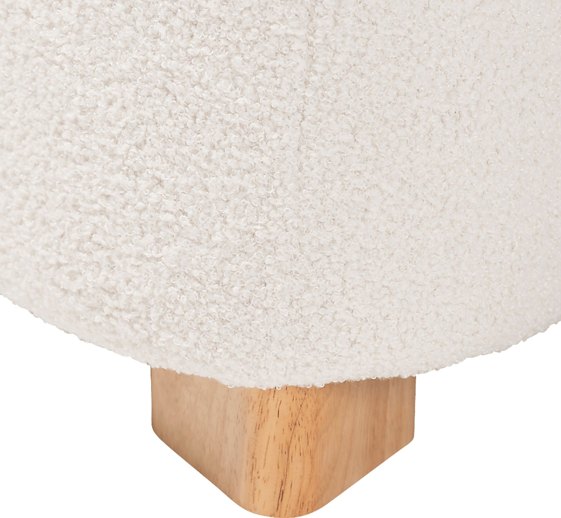Manucy Ivory Ottoman - Image 5