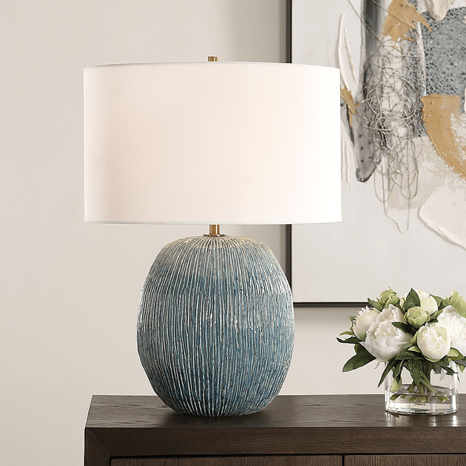 Manuel Cove Blue Lamp - Image 2