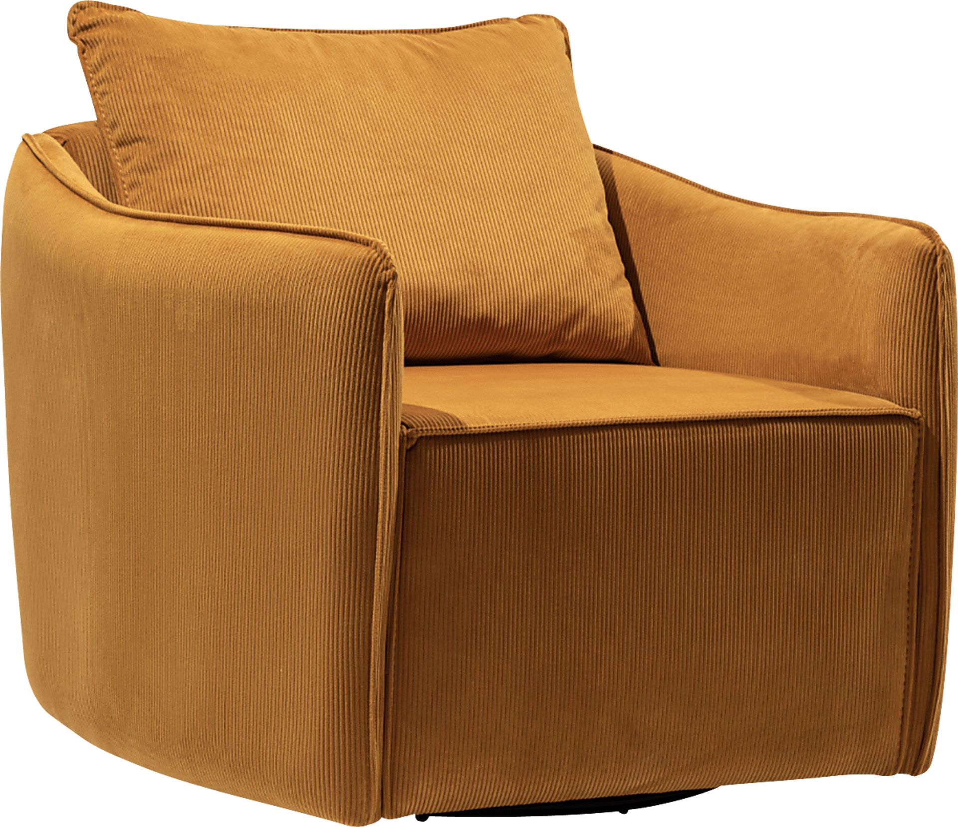 Manvi Brown Swivel Accent Chair - Image 1