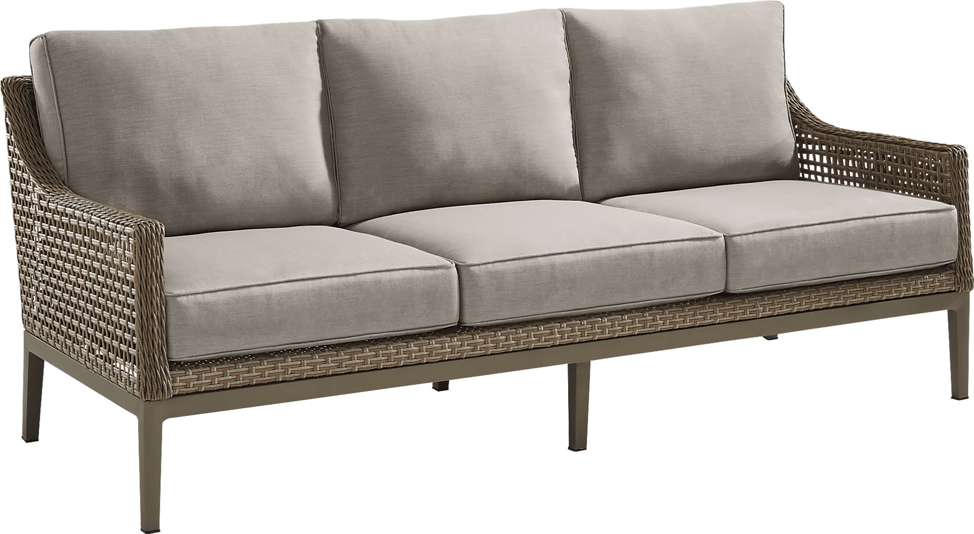 Manzanita Gray Sofa with Gray Cushions - Image 2
