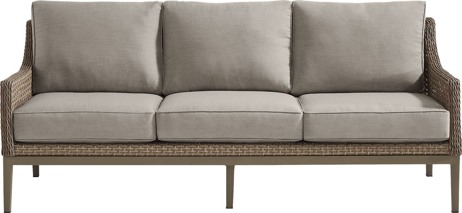 Manzanita Gray Sofa with Gray Cushions - Image 1