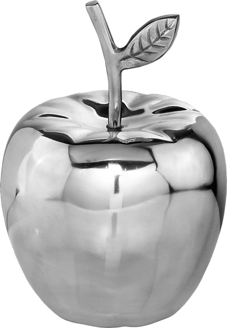 Manzano Silver Apple Sculpture