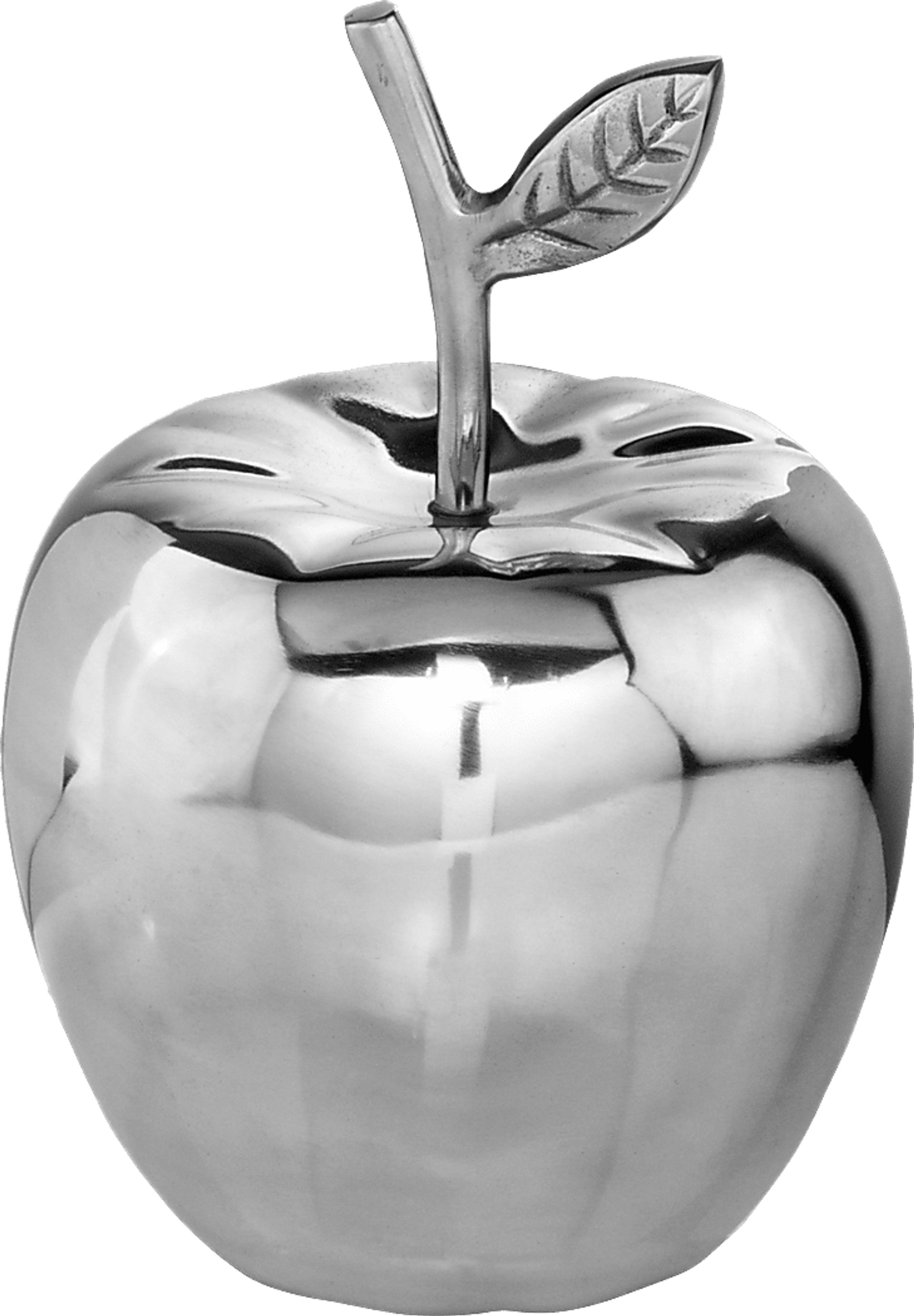 Manzano Silver Apple Sculpture - Image 1