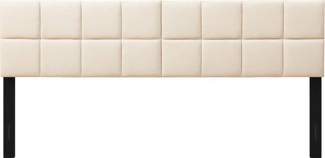 Maoka Cream King Headboard - Thumbnail - Image 1