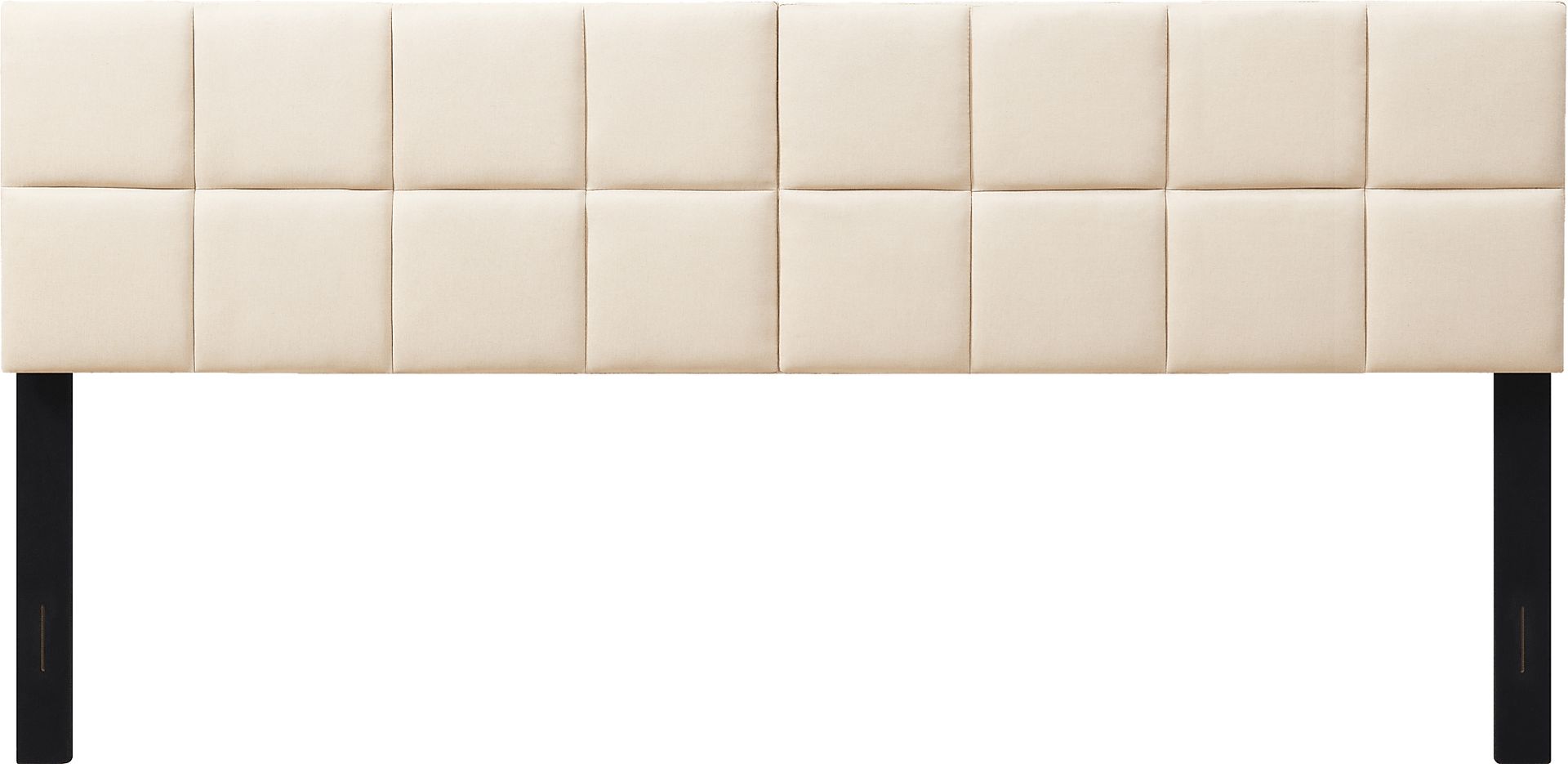 Maoka Cream King Headboard - Image 1