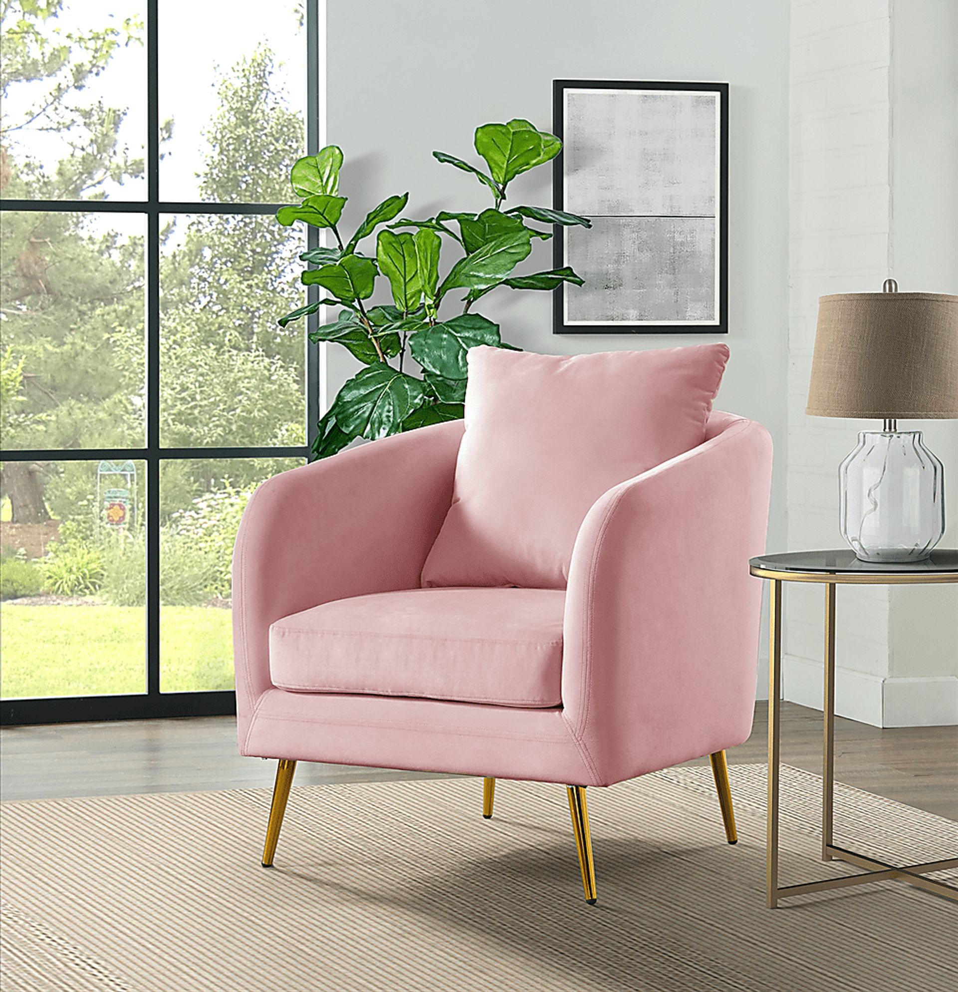 Maoki I Blush Accent Chair - Image 9