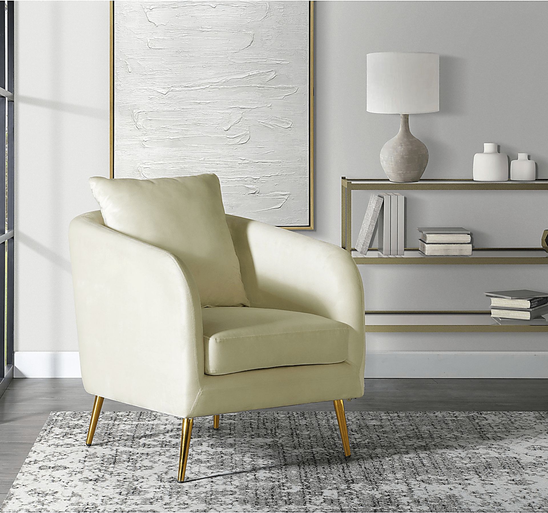 Maoki I Cream Accent Chair - Image 9