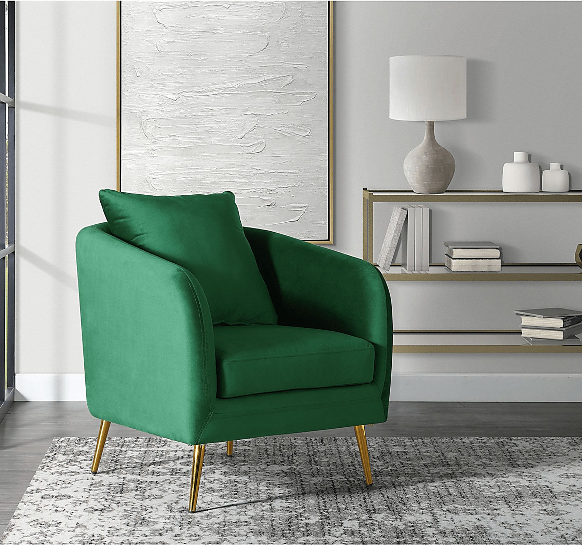 Maoki I Emerald Accent Chair - Image 9