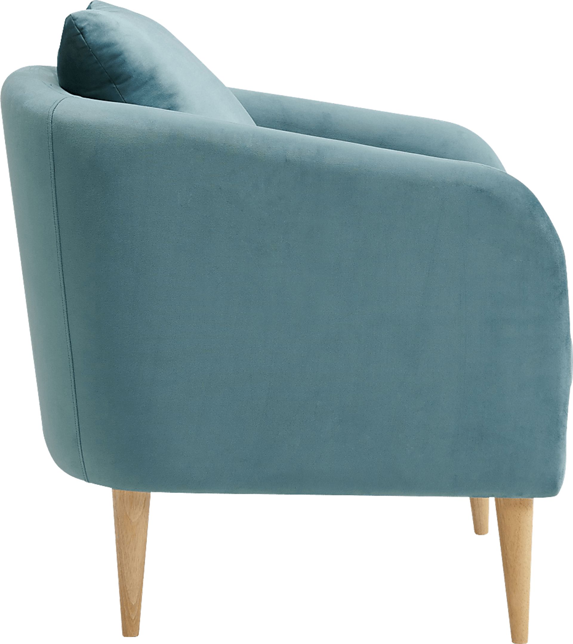 Maoki II Light Blue Accent Chair - Image 3