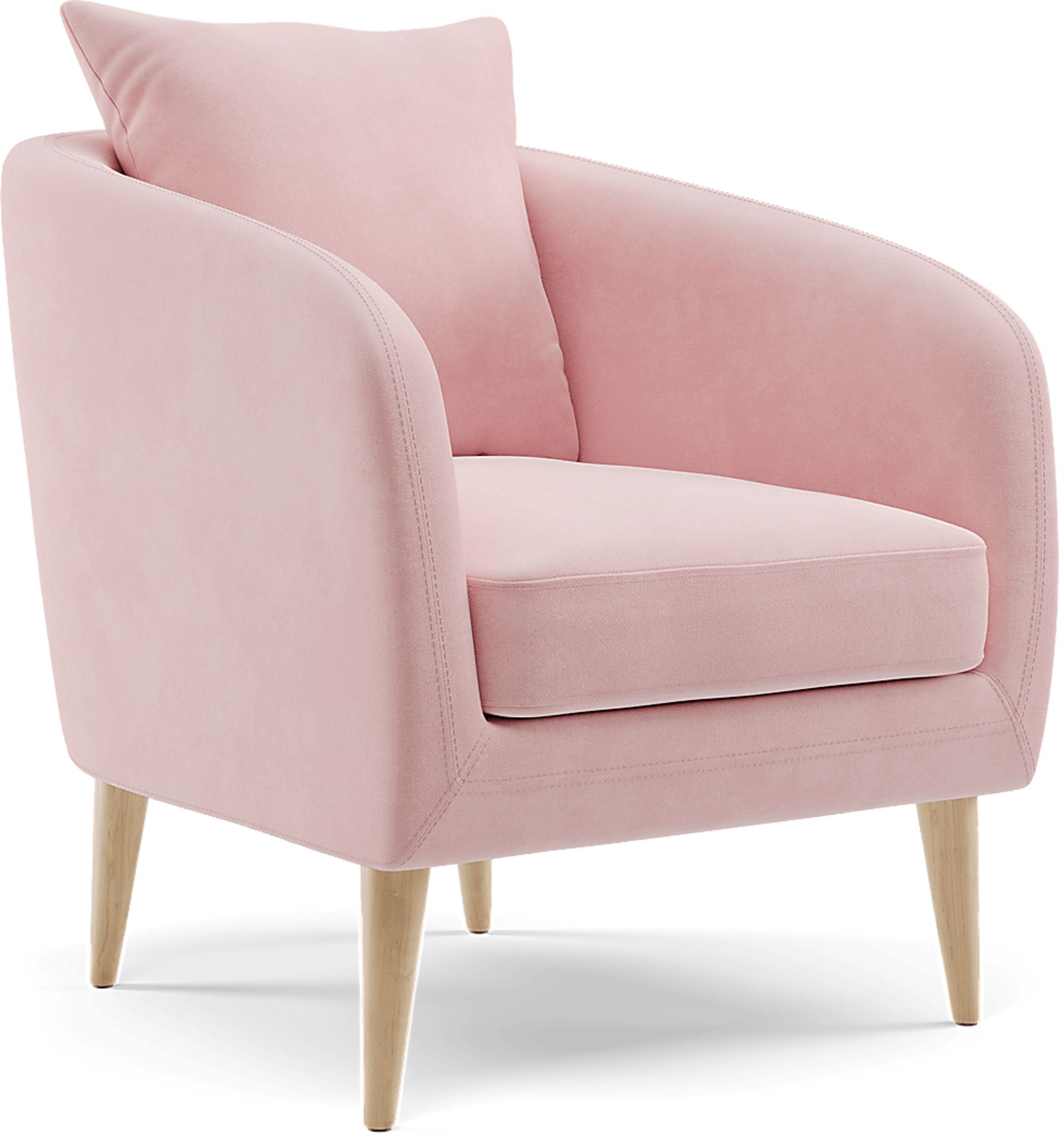 Maoki II Blush Accent Chair - Image 1