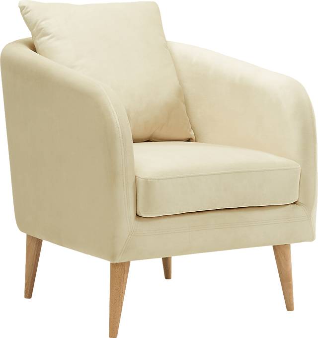Maoki II Cream Accent Chair - Thumbnail - Image 1