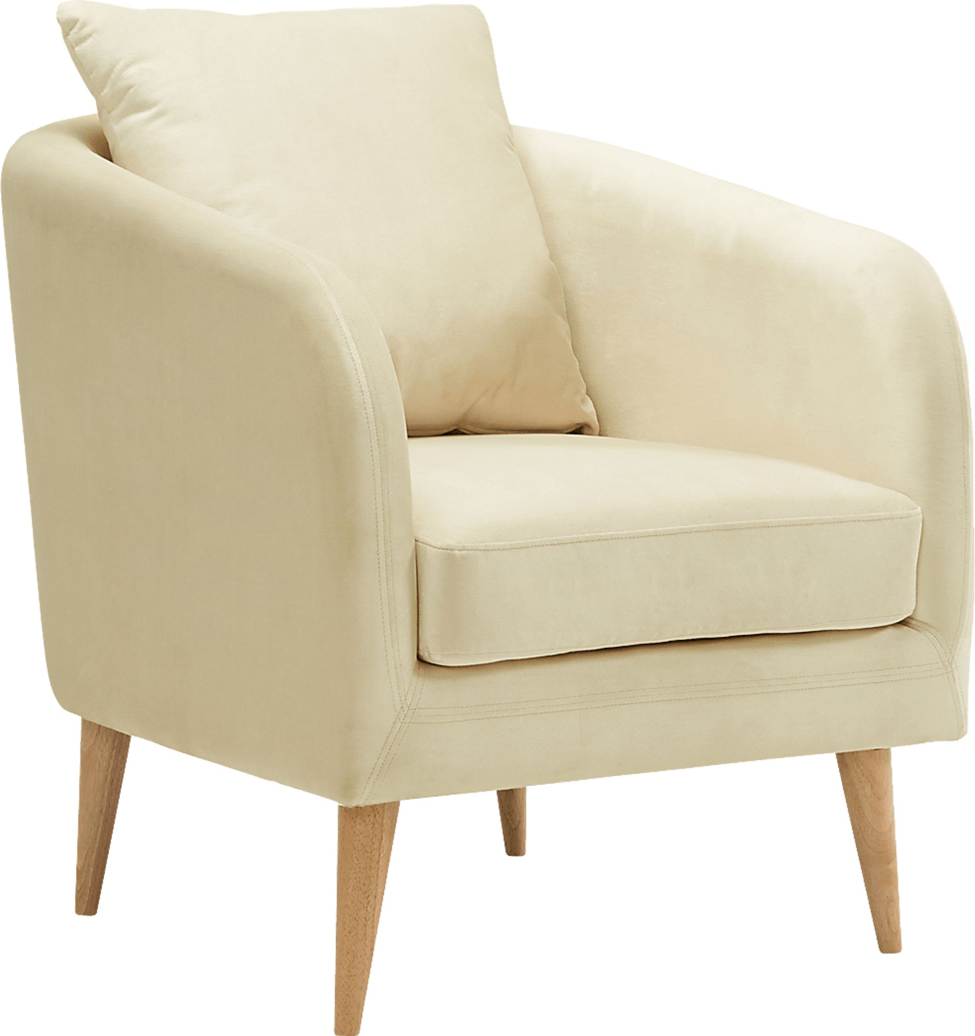Maoki II Cream Accent Chair - Image 1