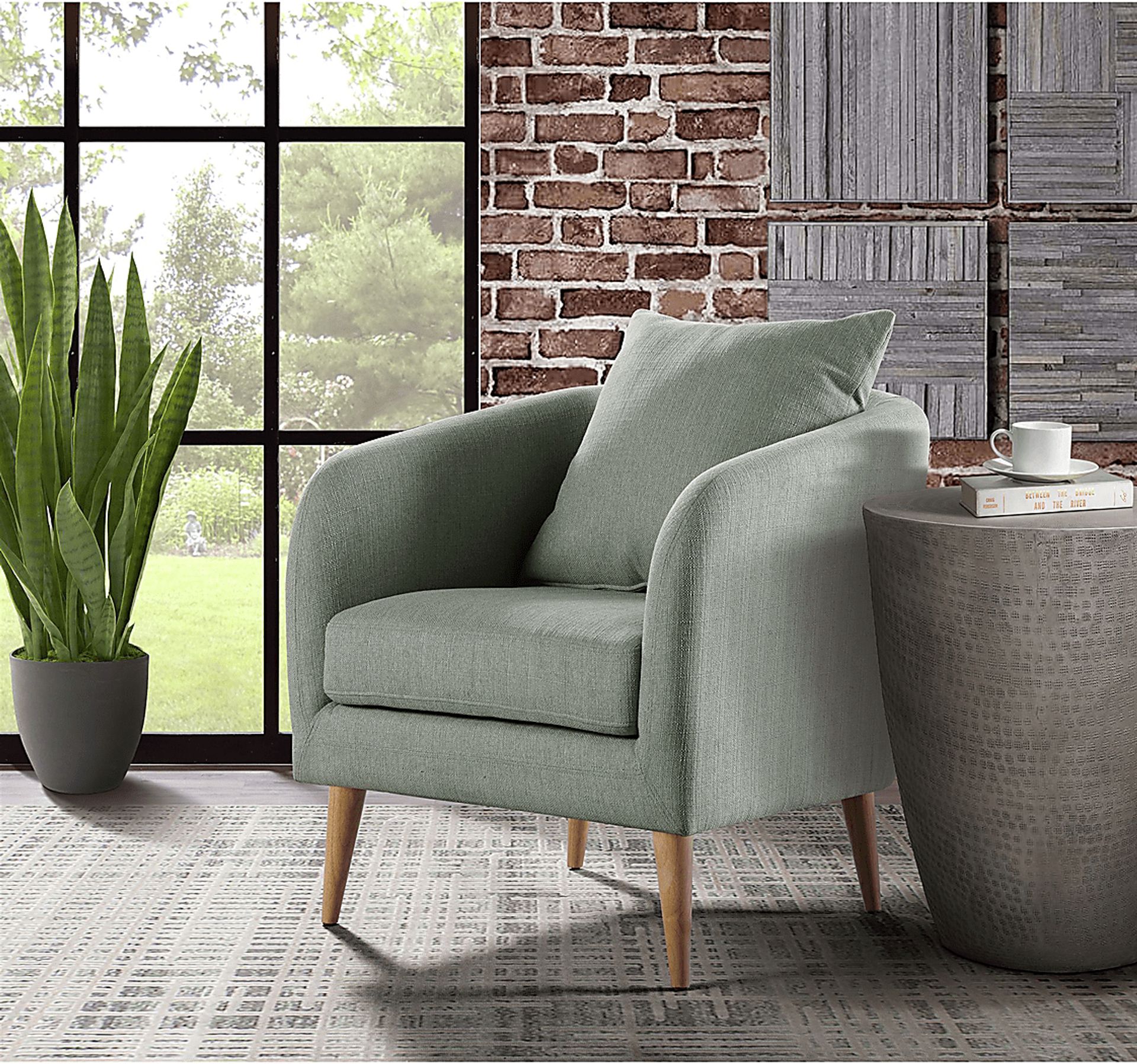 Maoki II Light Gray Accent Chair - Image 8
