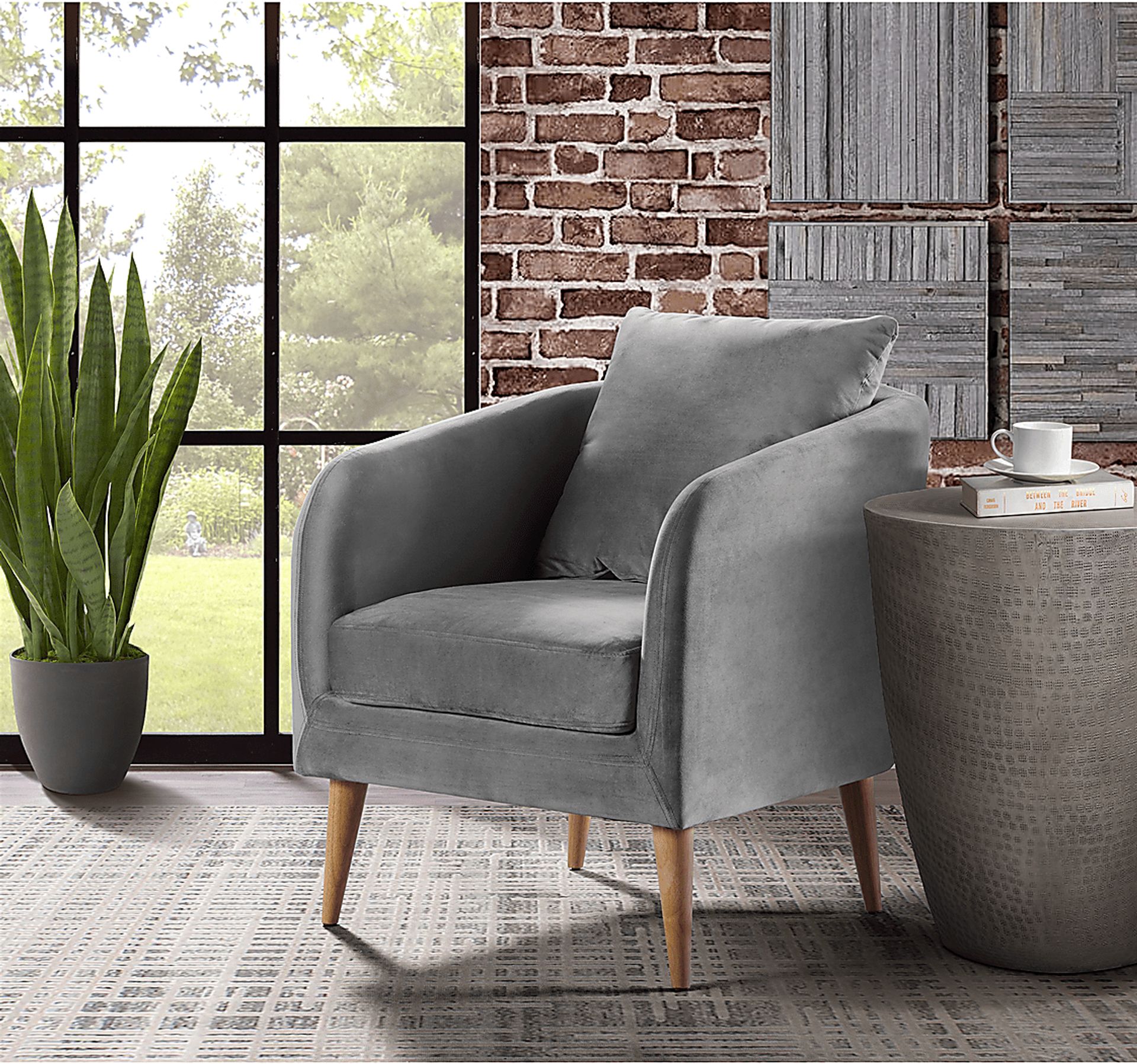 Maoki II Gray Accent Chair - Image 9