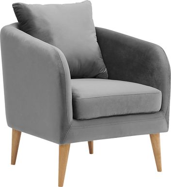 Maoki II Gray Accent Chair