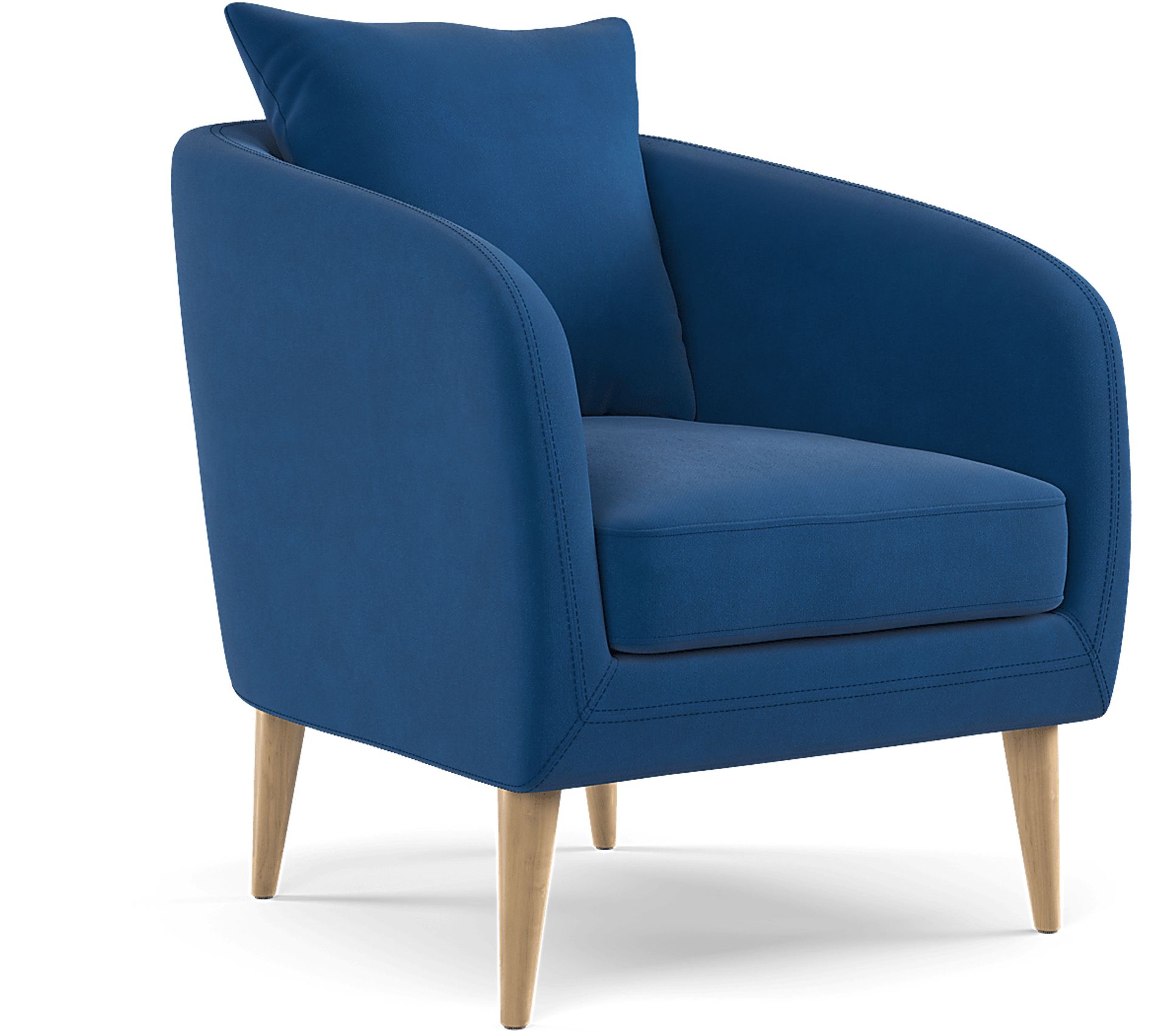 Maoki II Navy Accent Chair - Image 1