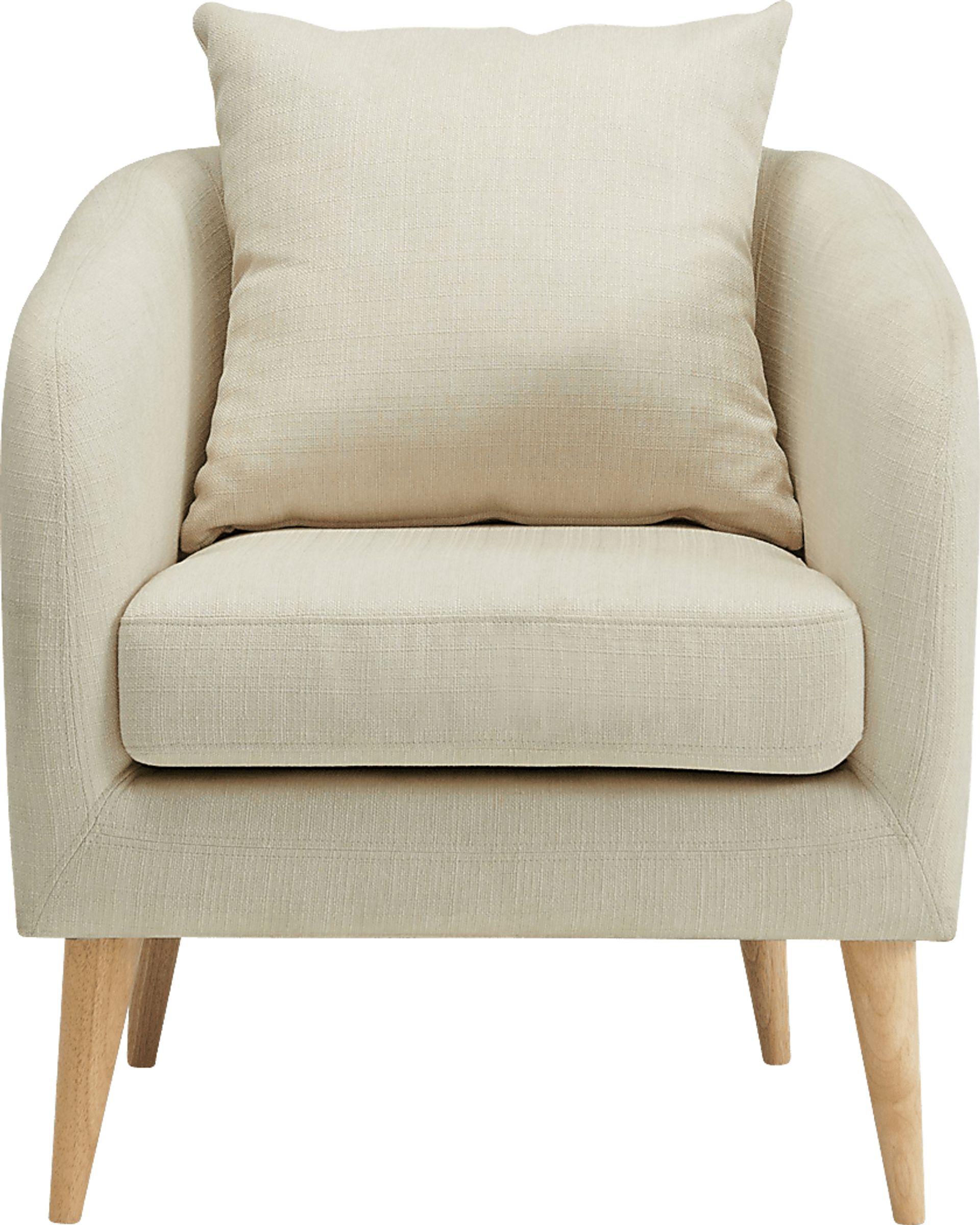 Maoki II White Accent Chair - Image 2