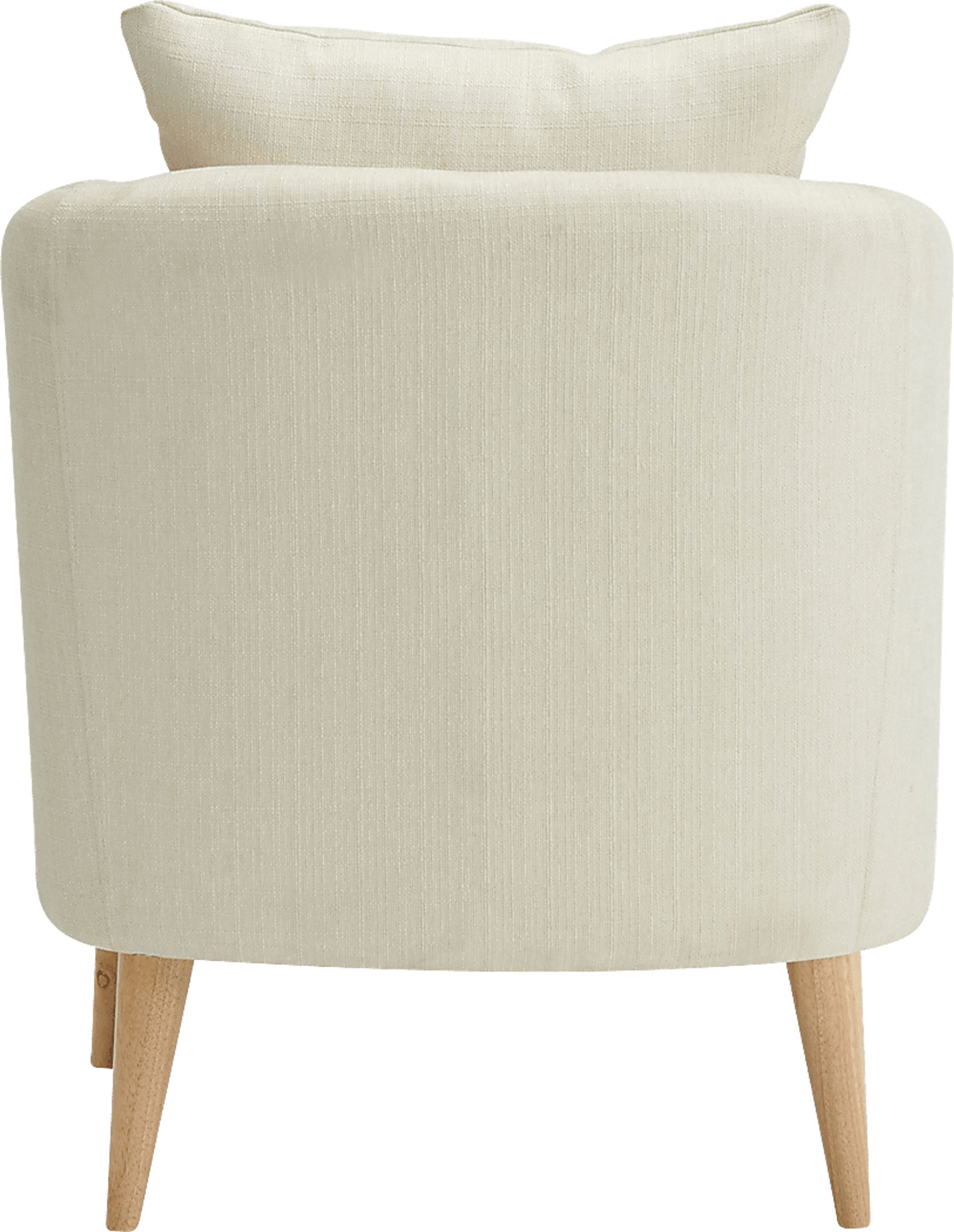 Maoki II White Accent Chair - Image 4