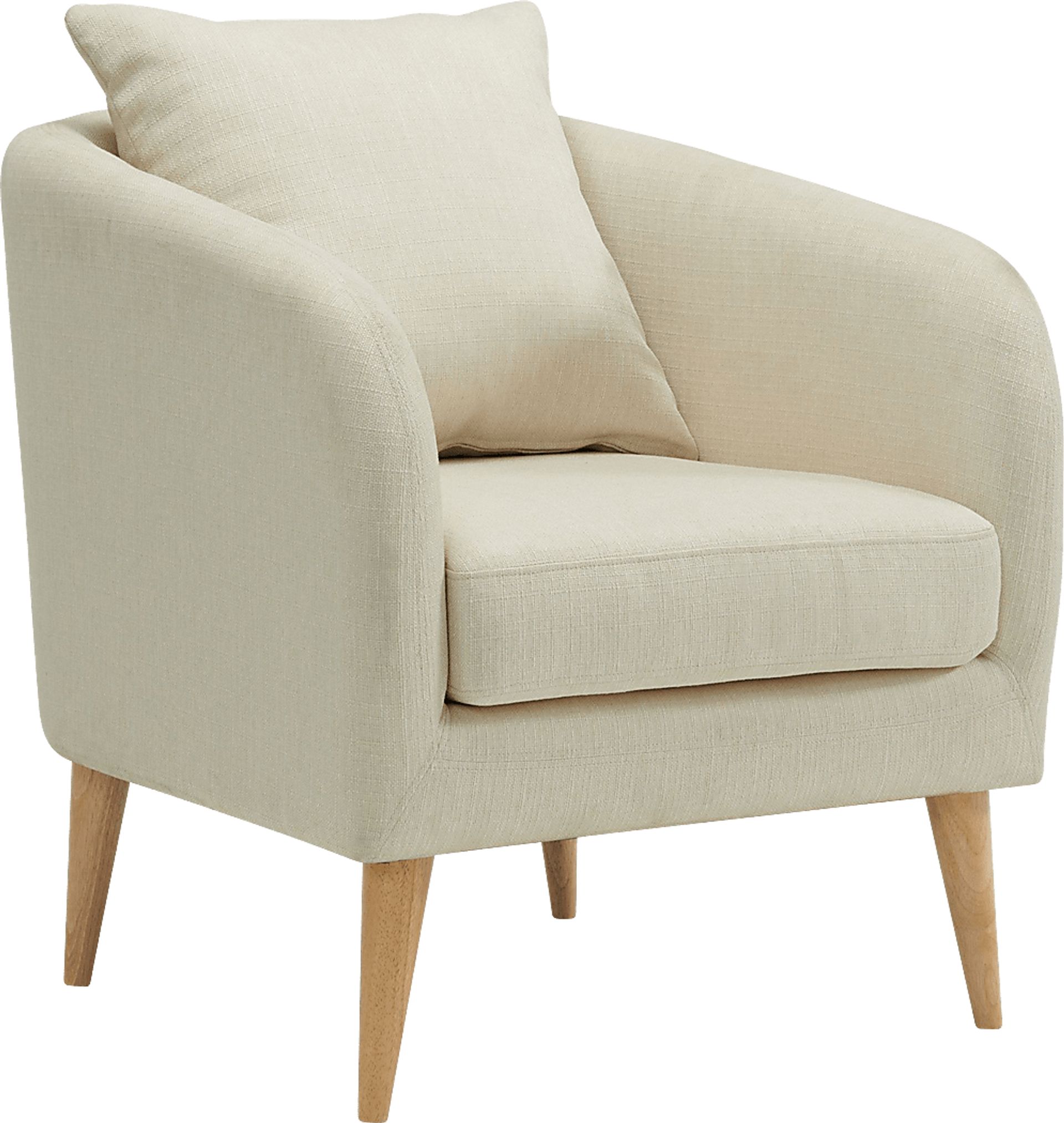 Maoki II White Accent Chair - Image 1