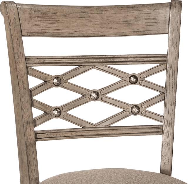 Maplegrove Gray Swivel Barstool - Thumbnail - Image 2