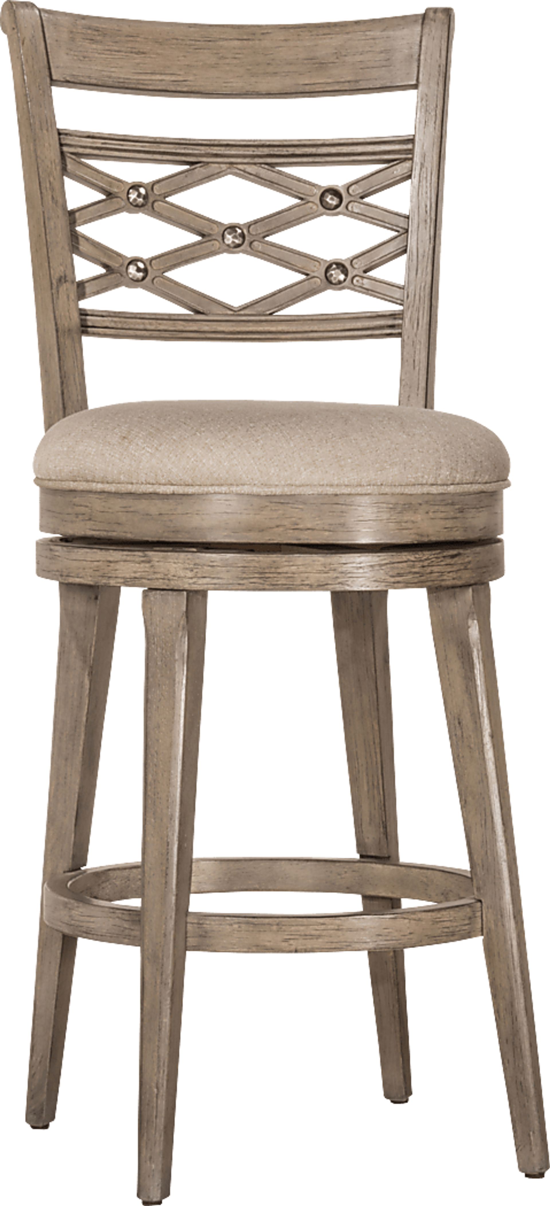 Maplegrove Gray Swivel Counter Height Stool - Image 1