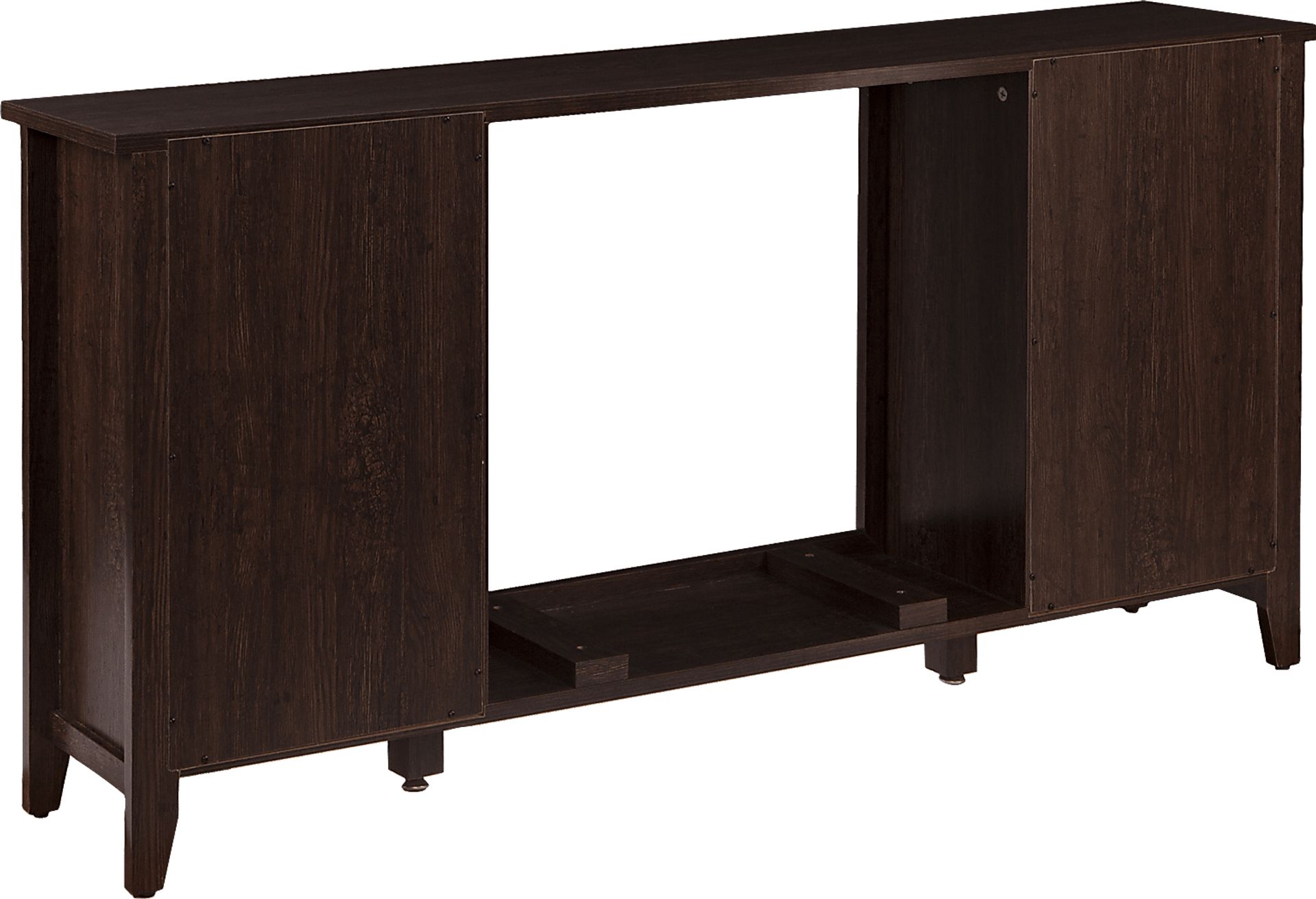 Mapleloft Espresso 56 in. Console with Electric Fireplace - Image 6