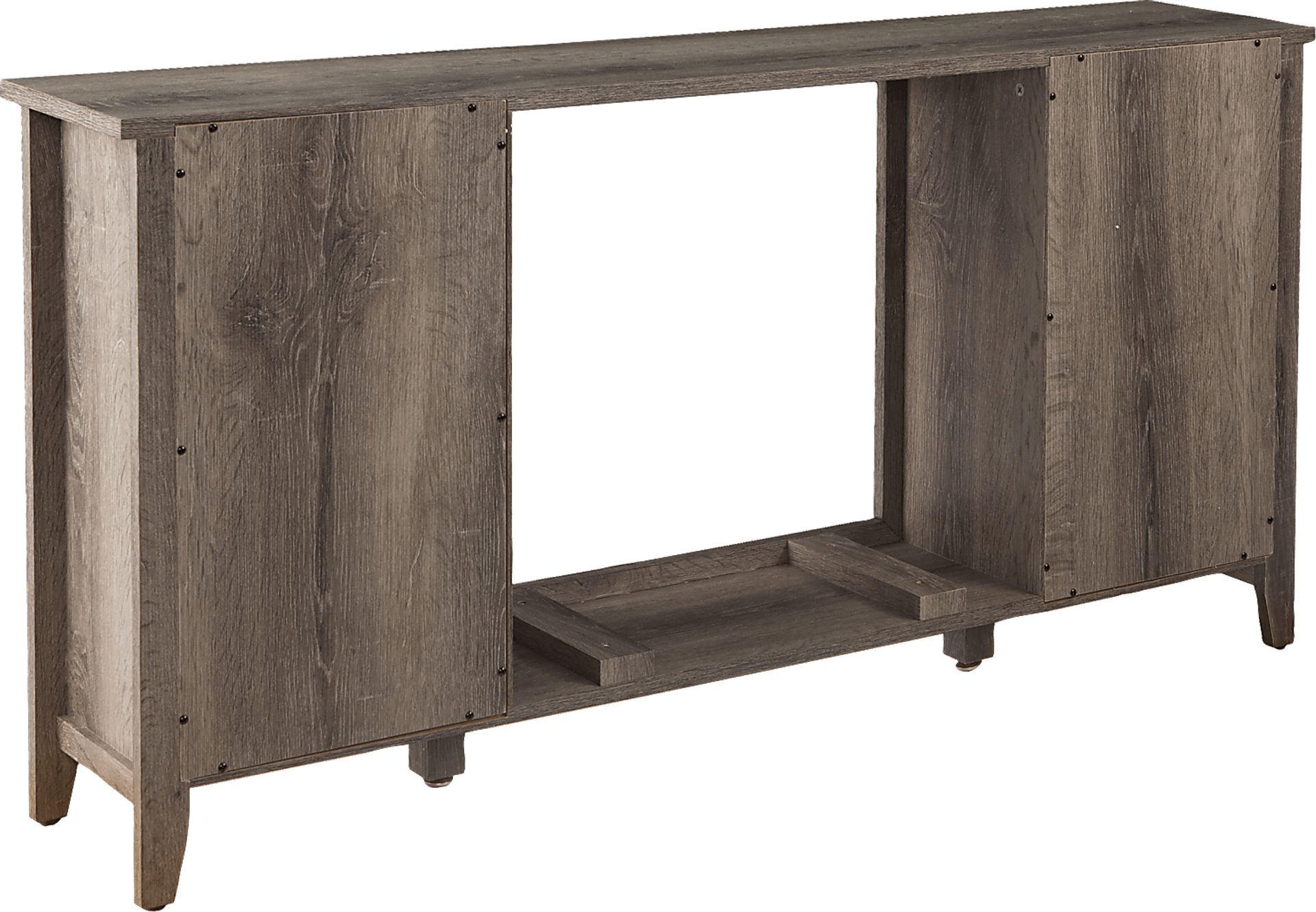 Mapleloft Gray 56 in. Console with Electric Fireplace - Image 6