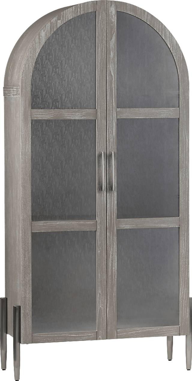 Maplescape Brown Curio Cabinet - Thumbnail - Image 1