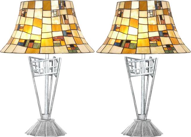 Mapleview Tiffany Style Lamp - Set of 2 - Thumbnail - Image 1