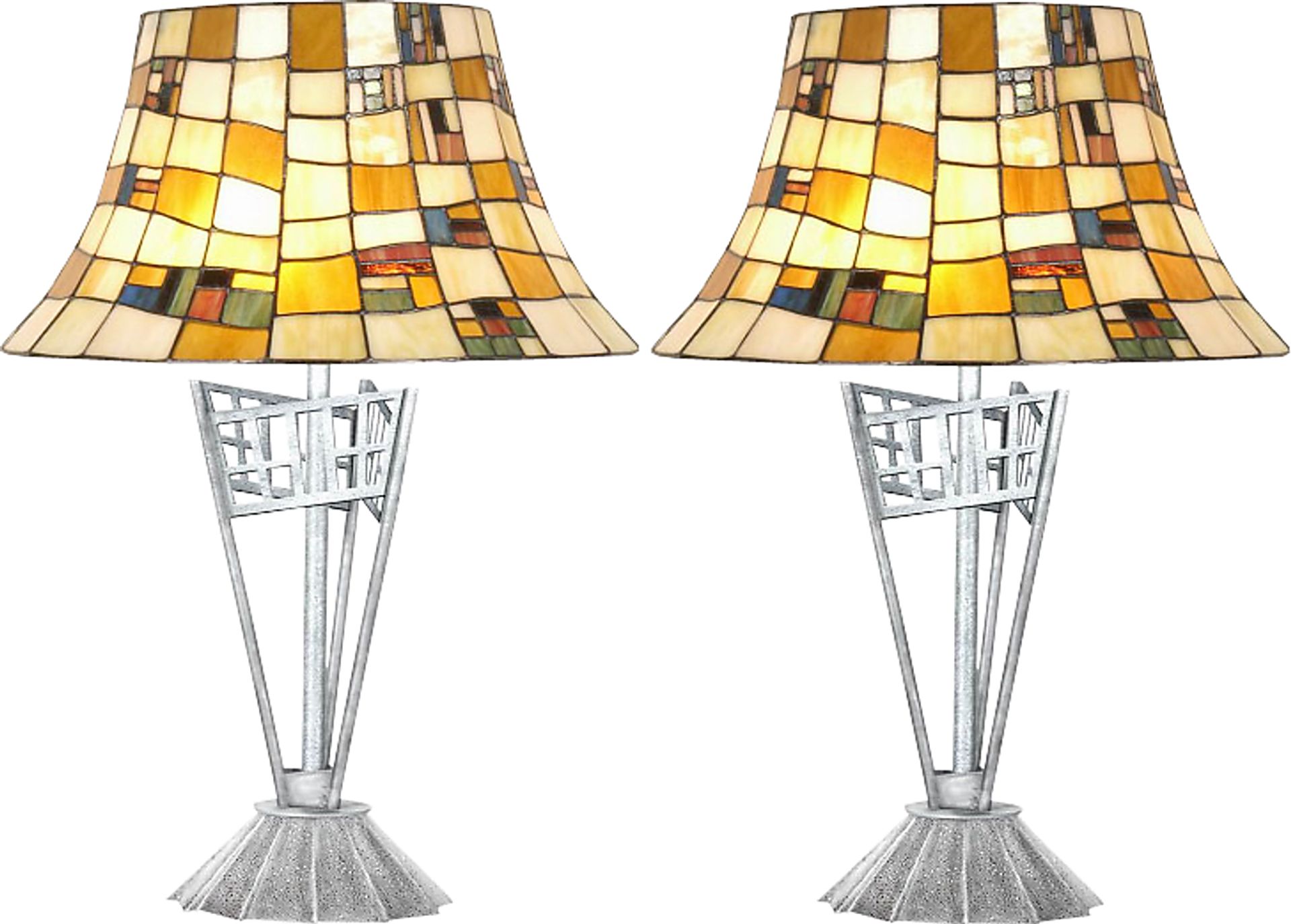 Mapleview Tiffany Style Lamp - Set of 2 - Image 1