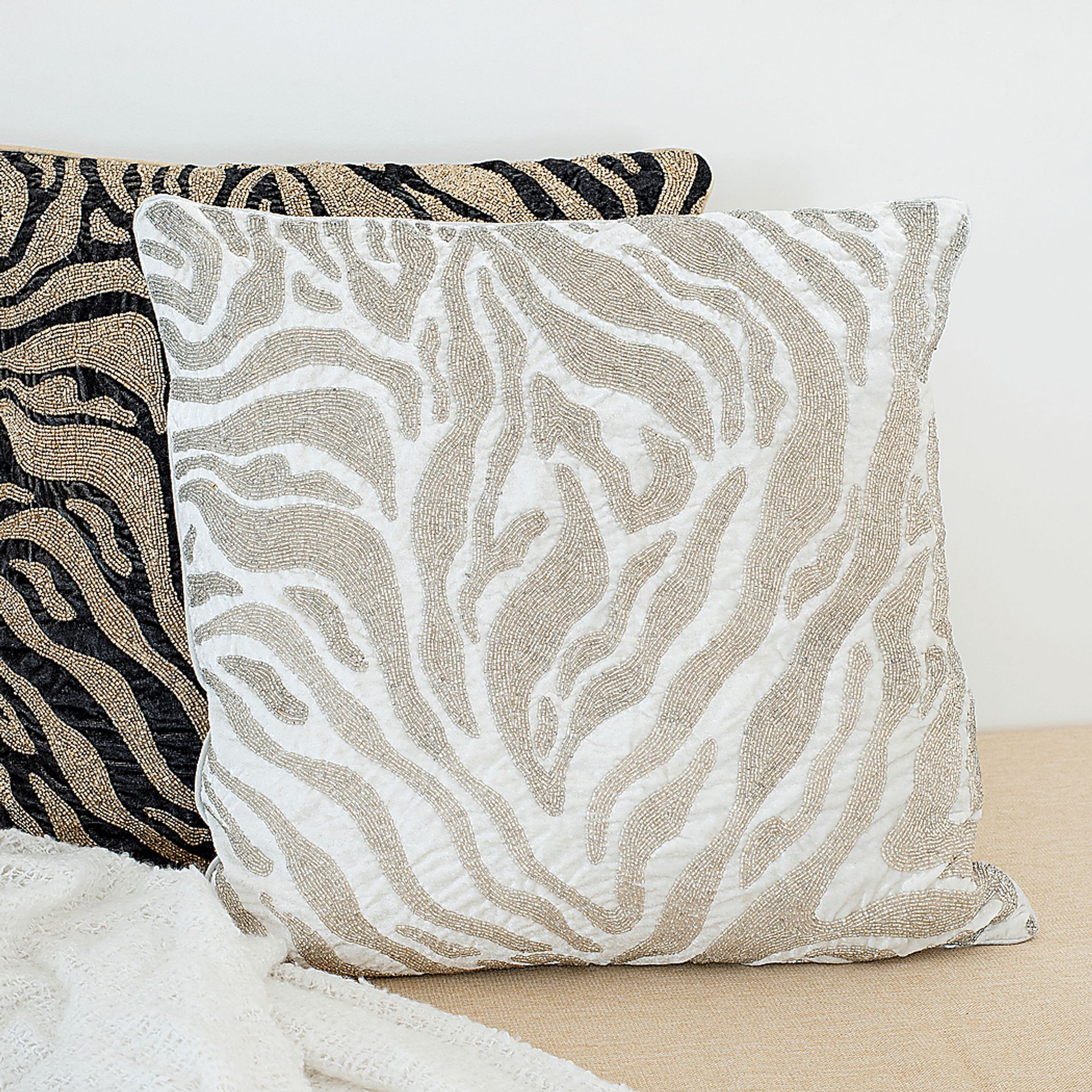 Mapozza Silver Accent Pillow - Image 2