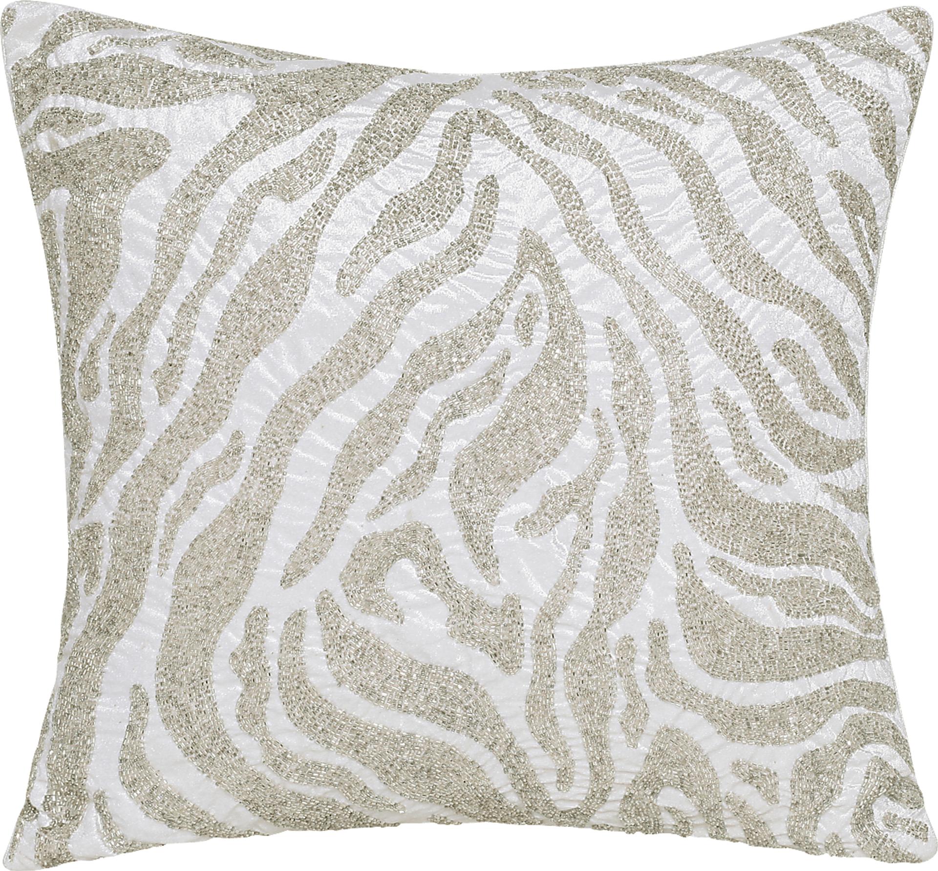 Mapozza Silver Accent Pillow